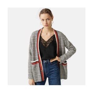 MAJE Visala Tweed Boucle Cardigan Jacket Blazer (Size 1, 36, S)